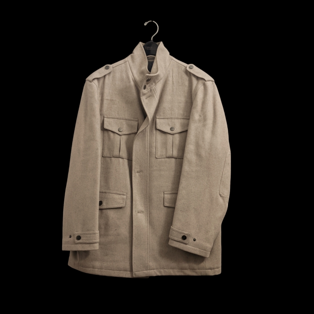 Wool Military Coat